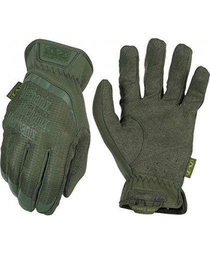 Mechanix Wear Gloves Mechanix FastFit® Olive Drab, green size 11 / XL. Wrinkled cuff, faux leather, TrekDry® – 8