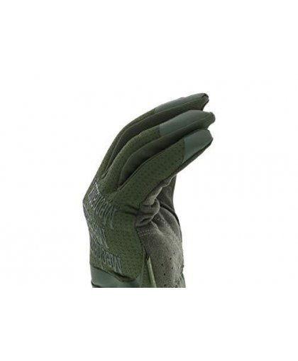 Mechanix Wear Gloves Mechanix FastFit® Olive Drab, green size 11 / XL. Wrinkled cuff, faux leather, TrekDry® – 25