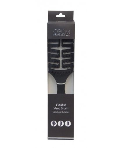 Osom Professional Hair Brush, nylon + bristle, stud OSOM99574 – 2