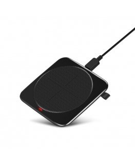 Wesdar WX8 5W Qi QI индуктивная безпроводная зарядка DC 5V 1.0A - подставка (100 x 100mm) Micro USB Провод Черный