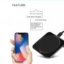 Wesdar WX8 5W Qi Wireless Charger DC 5V 1.0A Plate (100 x 100mm) + Micro USB Cable Black Wesdar WX8 5W Qi Wireless Charger DC 5V 1.0A Plate (100 x 100mm) + Micro USB Cable Black