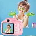 CP X2 Детская Цифровая Фото и Видео камера с MicroSD катрой 2'' LCD цветным экраном Розовый