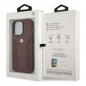 BMW BMHCP13SRSPPR Leather Back Case For Apple iPhone 13 Mini Raudona BMW BMHCP13SRSPPR Leather Back Case For Apple iPhone 13 Mini Raudona