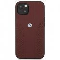 Dėklas BMW BMHCP13SRSPPR iPhone 13 mini 5,4 quotraudonas / raudonas kietas dėklas, odos kreivė perforuotas Dėklas BMW BMHCP13SRSPPR iPhone 13 mini 5,4 quotraudonas / raudonas kietas dėklas, odos kreivė perforuotas