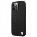 BMW BMHCP13XSLLBK Leather Back Case For Apple iPhone 13 Pro Max Juodas BMW BMHCP13XSLLBK Leather Back Case For Apple iPhone 13 Pro Max Juodas