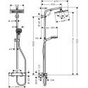 Hansgrohe Termostatinė dušo sistema Crometta E240 HG27271000
