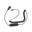 Tellur QD to RJ11 adapter cable + universal switch, 2.95m max black Tellur QD to RJ11 adapter cable + universal switch, 2.95m max black