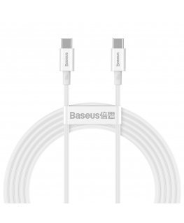 Baseus Superior Series Cable USB-C to USB-C, 100W, 2m (white)