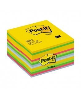 Sticky notes POST-IT Ultra cube, 76 x 76 mm, 450 sheets, various colors