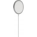 Wave wireless Qi charging cradle with magnet, white