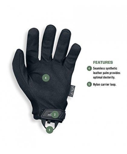 Mechanix Wear Gloves Mechanix The Original® Covert 55 black size 10 / L. Velcro, artificial leather, TrekDry® – 4
