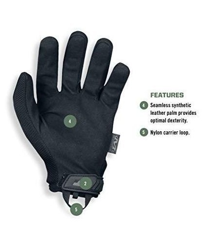 Mechanix Wear Gloves Mechanix The Original® Covert 55 black size 10 / L. Velcro, artificial leather, TrekDry® – 7