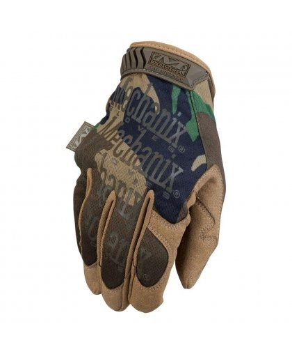 Mechanix Wear Gloves Mechanix The Original® Woodland Camo 9 / M size. Velcro, artificial leather, TrekDry® – 3