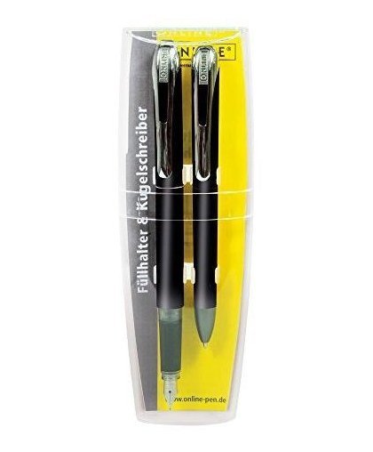 Set, pen and pen, ONLINE, Color Line, black color.
