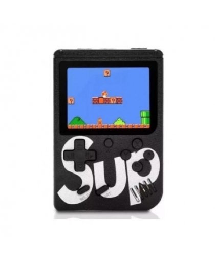 Riff Retro mini Sup Game console (3" LCD) with 400 games + cables for TV and charging Juodas – 2
