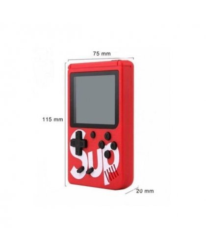 Riff Retro mini Sup Game console (3" LCD) with 400 games + cables for TV and charging Juodas – 5