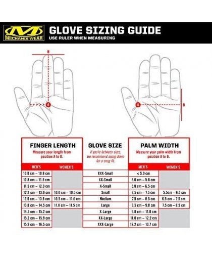 Mechanix Wear Gloves The Original® black size 8 / S. Velcro, artificial leather, TrekDry® – 8