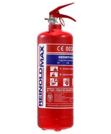 Reinold Max 2kg miltelinis gesintuvas