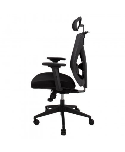 Executive chair OFFICE4YOU MIKE, plastic base, black color. – 3