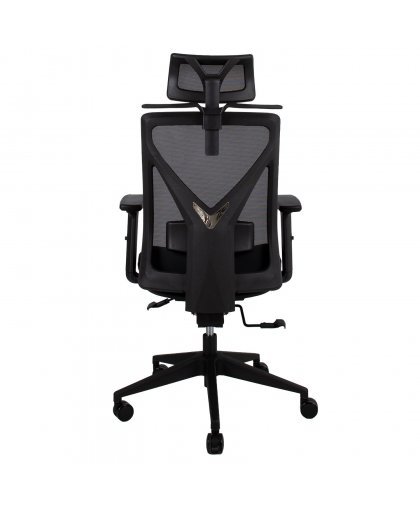 Executive chair OFFICE4YOU MIKE, plastic base, black color. – 4