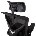 Executive chair OFFICE4YOU MIKE, plastic base, black color.