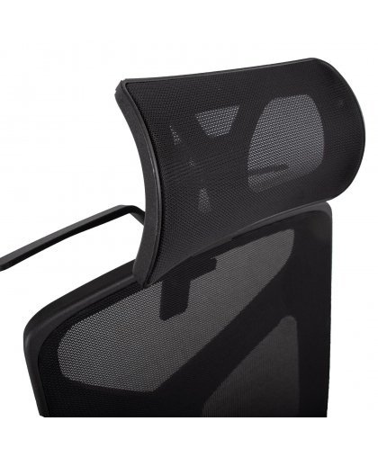 Executive chair OFFICE4YOU MIKE, plastic base, black color. – 8