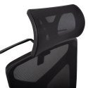Executive chair OFFICE4YOU MIKE, plastic base, black color.