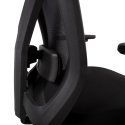 Executive chair OFFICE4YOU MIKE, plastic base, black color.