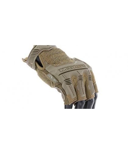 Mechanix Wear Gloveless Mechanix M-Pact® FINGERLESS Coyote 9 / M size. Velcro, TrekDry®, faux leather, palm, tooth, finger prote – 15