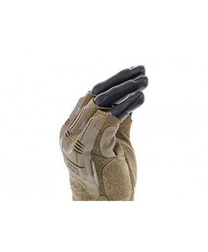 Mechanix Wear Gloveless Mechanix M-Pact® FINGERLESS Coyote 9 / M size. Velcro, TrekDry®, faux leather, palm, tooth, finger prote – 19