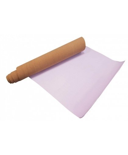 Yoga mat SVELTUS 1303 183x61x0,5cm Cork / pink – 3