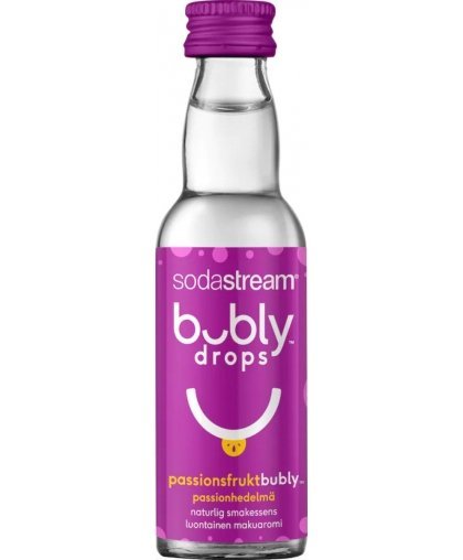 Sodastream Bubly Drops passion fruit drink concentrate, 40 ml