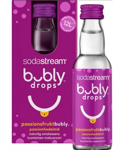 Sodastream Bubly Drops passionhedelmä -juomatiiviste, 40 ml – 2