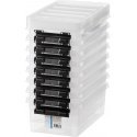 SmartStore Classic 5 storage box with lid, pack of 8 SmartStore Classic 5 storage box with lid, pack of 8