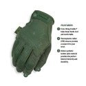 Mechanix Wear Gloves Mechanix The Original® Olive Drab size 9 / M. Velcro, artificial leather, TrekDry® Mechanix Wear Gloves Mechanix The Original® Olive Drab size 9 / M. Velcro, artificial leather, TrekDry®
