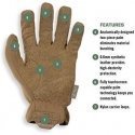 Mechanix Wear Gloves Mechanix FastFit® Coyote, size 12 / XXL. Wrinkled cuff, 0.6 mm faux leather, TrekDry®, touchscreen technolo Mechanix Wear Gloves Mechanix FastFit® Coyote, size 12 / XXL. Wrinkled cuff, 0.6 mm faux leather, TrekDry®, touchscreen technolo