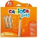 Crayons for babies CARIOCA BABY 3in1 1+, 10 pcs. Crayons for babies CARIOCA BABY 3in1 1+, 10 pcs.