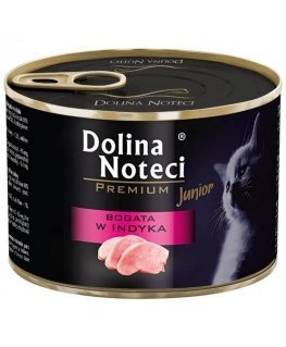 Dolina Noteci Premium Junior kalkunirikastele kassipoegadele 185g