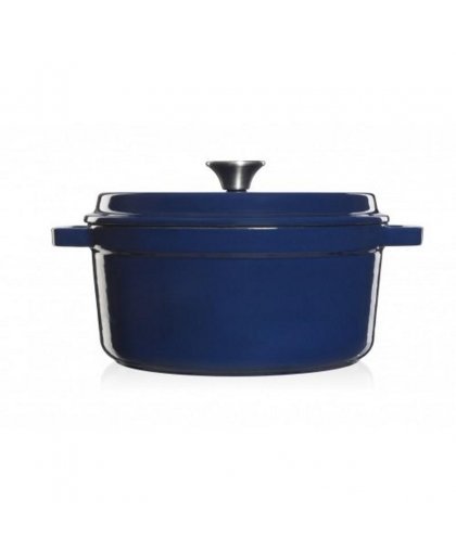 Grandfeu blue pot, 4.7l with lid – 2