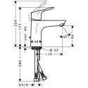 Hansgrohe Focus 100 washbasin faucet, chrome Hansgrohe Focus 100 washbasin faucet, chrome