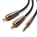 UGREEN AV170 2x RCA cable (Cinch) jack 3.5mm, 1m (black) UGREEN AV170 2x RCA cable (Cinch) jack 3.5mm, 1m (black)