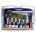 Tivoly Combination Thread Set FTH 1/4 "shank M3-M10 + magnetic holder" Half-Box "
