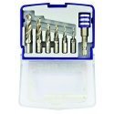 Tivoly Combination Thread Set FTH 1/4 "shank M3-M10 + magnetic holder" Half-Box "