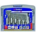 Tivoly Combination Thread Set FTH 1/4 "shank M3-M10 + magnetic holder" Half-Box "