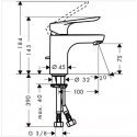 Washbasin faucet Hansgrohe Logis E 71160000 Washbasin faucet Hansgrohe Logis E 71160000