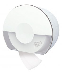 Dispenser SELPAK Professional Touch Jumbo, for toilet paper, white, pcs