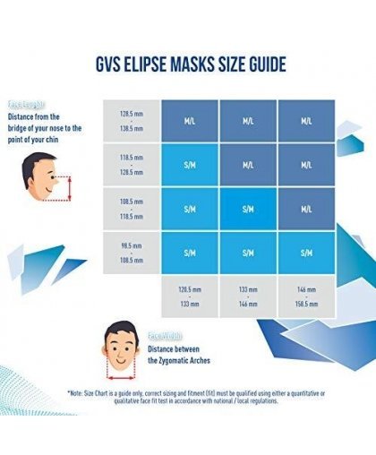 Half mask GVS Elipse SPR299 with FFP3 filters, size S / M – 7