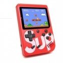 Riff Retro mini Sup Game console (3" LCD) with 400 games + cables for TV and charging Raudona Riff Retro mini Sup Game console (3" LCD) with 400 games + cables for TV and charging Raudona