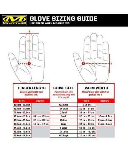Mechanix Wear Gloves Mechanix Speclialty 0.5 all black 10 / L. 0.5mm thick palm. Velcro, artificial leather, TrekDry®, Lycra – 10