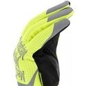 Mechanix Wear Gloves Mechanix FastFit® HiViz yellow size 12 / XXL. Wrinkled cuff, faux leather, TrekDry®, reflective inscription
